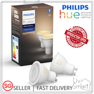 Philips Hue White Ambience GU10 LED bulb, latest Bluetooth option [Import set]