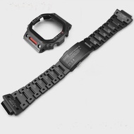 Titanium Modification Kit DW-5600 Metal Strap Case Bezel Set for GW-M5610 GW-5000 Stainless Metal St