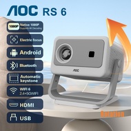 AOC RS6 4K Ultra HD Native 1080P 15000 Lumens High Brightness 2.4G/5G Dual Band Bluetooth 5.0 Smart