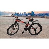 MUGEN Mountain Bike New Mountain Bike Bicycle 26'' Inches &amp; 21 Speed Bicycle High Carbon Steel Road Bike Disk Brake