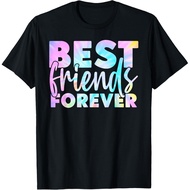 Funny Tie Dye Best Friend Matching Bestie Squad Bff Cousins T-Shirt