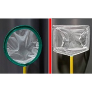 Colander Scoop Fish 2in1 Red Mite Size 6.5 Inches (10.7 Cm) Length 54 Cm.