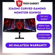 Xiaomi Curved Gaming Monitor G34WQi | WQHD Ultrawide Monitor | 1ms Fast Response | 180Hz Monitor Hig