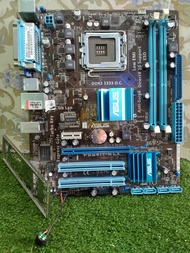 CPU+MB P5G41T-M LX  เมนบอร์ด LGA 775 DDR3 +ฝาหลัง