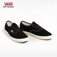VANS AUTHENTIC LOWPRO - SUEDE BLACK/WHITE รองเท้าผ้าใบ ชาย หญิง