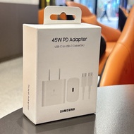Samsung 45W Sạc Siêu Nhanh Với 5A Loại C Cho Galaxy S25 Ultra Plus S24 S23 S22 FE Gấp Lật US PD Adap