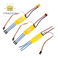 YURUYI Speed Controller, Banana Head T Plug XT60 RC Parts ESC Brushless Motor, Replacement Helicopte
