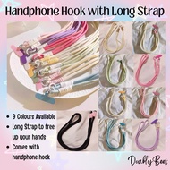 [SG Local] Handphone Hook with Long Strap | Phone Lanyard | Crossbody Strap for Handphone | 9 Colour