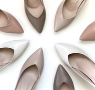 LALANTA ANN LIGHT GREY รองเท้าส้นสูง 3 นิ้ว