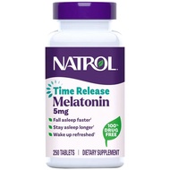 美國Natrol 褪黑激素 緩䆁性 5毫克 250片