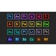 All-in-One Bundle [Window + Mac] Photoshop Illustrator Premiere Pro InDesign After Effects Lightroom
