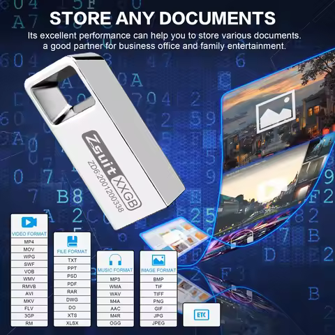 Zsuit 10Pcs/lot 128G 3.0 USB Flash Drive 64GB Pendrive 32GB Real Capacity Waterproof Flash Disk 16GB