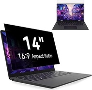 [2 Pack] 14 Inch Laptop Privacy Screen Compatible With Lenovo Hp Dell Acer Asus Thinkpad Envy Xps, 16:9 Aspect Removable Anti Glare Blue Light Filter Protector, 14inch Computer Monitor Security Shield