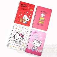 สมุด MT Hello Kitty ลายลิขสิทธิ์ คิตตี้ สมุดริมลวด ขนาด A5 20.7 x 14.2 cm. สมุดโน๊ต 80แกรม บรรจุ 80แ