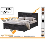 EUREKA 11 Queen/King Bed Frame / Katil Kayu Wood (Deliver &amp; Installation Klang Valley)