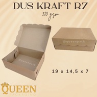 DUS KRAFT R7 310 GSM | BOX KRAFT R7 310 GSM | SNACK BOX | WET CAKE CARDBOARD | SNACK CARDBOARD | DUP