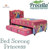 Kasur sorong springbed anak procella karakter princess