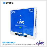 INTERLINK สาย LAN CAT6 UTP Cable LINK รุ่น US-9106A-1 ยาว 100 เมตร