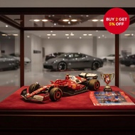 Bburago 1:43 F1 2025 Scuderia Ferrari HP SF25 #16 Charles Leclerc #44 Lewis Hamilton Alloy Diecast M