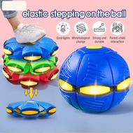 Ufo Ball Outdoor Frisbee Ball Magic Flying Saucer Ball Bounce Ball Toy  Birthday Gift with 3 LED Lig
