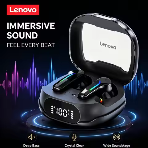 Lenovo TG101 Gaming Headset Bluetooth6.0 Wireless Earphone Low Latency Noise Reduction Esport Headph