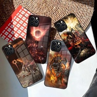 BK-1 Dark Souls Game Phone Case for Iphone 15 14 12 11 13 Pro Max Mini X 8 Xr Xs 7 Puls glass