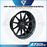 Vogue VWF-06 20x9J 6x139.7 ET15 Dark Gun Metal (1 Piece) Rims 4x4