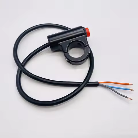 3 Way Motorcycle Hazard Warning Light Switch Motorcycle Doube Flash Switch Hazard Light Vehicle Emer