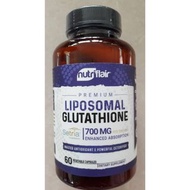 Nutriflair - 脂質體穀胱甘肽 700mg 60粒 Premium Liposomal Glutathione Setria® 700mg 60 Vegetable Capsules