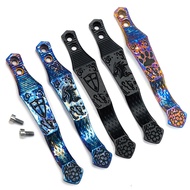 Titanium alloy Back Clip Pocket Knife Clips with Screws For Rick Hinderer XM18 XM24 Folding Knives A