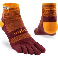 INJINJI TRAIL MIDWEIGHT MINI CREW SOLAR Running Socks Long Cover The Eyes Orange