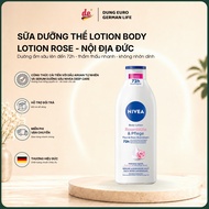 [German Standard] Nivea Body Lotion Rose 72h, Nivea Body Lotion Rose