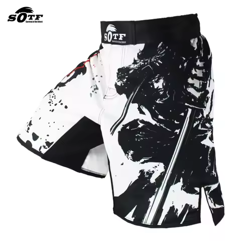 Elastic waist Bushido Fitness fierce ninja combat sport boxing shorts Tiger Muay Thai mma shorts box