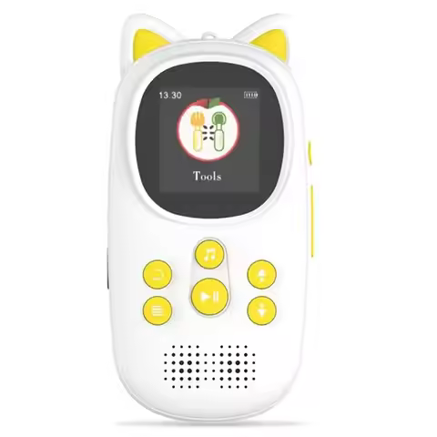 B03B-MP3 Player With Bluetooth 32GB Portable Music Player With Built-In HD Speaker Voice Recording F