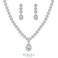 Neriza Jewelry/เครื่องประดับเจ้าสาวเพชรสังเคราะห์ จัดส่งฟรีพร้อมกล่อง NSW043