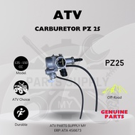 READY STOCK MALAYSIA ATV 125CC-150CC CARBURETOR PZ25 125CC-150CC