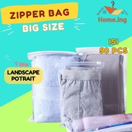 (BIG SIZE) Zipper Bag Landsape & Portrait / Zipper Bag / Zipper Zipper / Zipper Storage Bag / Zipper