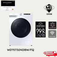 Samsung 7.5/5KG 2-In-1 Smart Inverter Front Load Washing Machine |  WD75T504DBW/FQ (Combo Washer Dryer Mesin Basuh Mesin Cuci Tumble Dryer 洗衣机 WD75)  [FREE INSTALLATION]