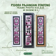 [Long] Photo Frame Collage Photo Frame/ Stacked Photo Frame/ Wall Display Frame/| 4R contains 3 phot