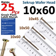 Wafer Head Screws 10x60 6cm SDS Roofing Screws Light Steel 10 RMB