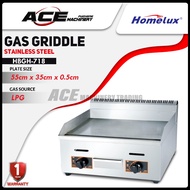 [ HOMELUX ] COMMERCIAL GAS GRIDDLE Gas Equipment Stainless Steel Gas Griddle HBGH-718