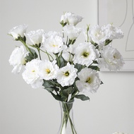 1pcs 53cm Artificial Long branch Artificial Flower Eustoma With 4 Forks for Wedding Home Office Hote