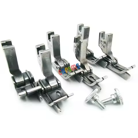 1/16"+1/8"+1/4" Left / Right Guide Feet FOR JUKI DDL-8500 DDL-8700 TL-2010 JACK A4 A5 BROTHER DB2-B7