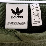 ADIDAS ORIGINALS 經典復古 三葉草 LOGO 保暖 連帽 帽T 女版 軍綠色 S號 DH3139 CLT-W TP0_2501 TP0_25 #蛇年行大運