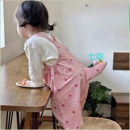 All-Match Cartoon Children Fashionable Tail Autumn Dinosaur New Style Overalls Girls Super Cute IZR5