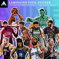 NBA STAR STICKERS BASKETBAL STICKER LAMINATED VINYL STICKERS ANIMEHOLIC