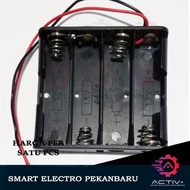 ORIGINAL BATTERY holder AA A2 4-SLOT SERIES BATTERY CABLE 1.5V X 4 = 6V DC SOCKET SOCKET holder AA A