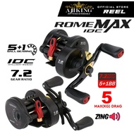 Mesin Pancing [ZING SOUND] AJIKING ROME MAX IDC Baitcasting Reel | IDC Mesin Pancing BC 7.2:1 Fishin