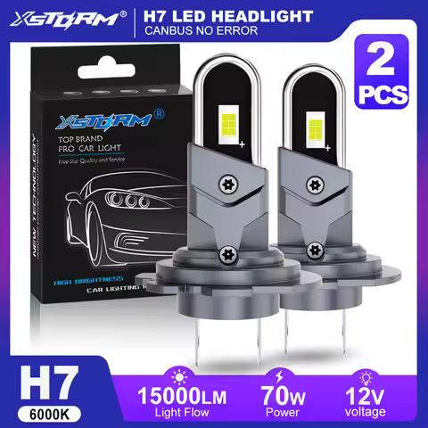 XSTORM H7 LED Lights Bulbs 15000LM 70W H4 LED Headlight Canbus 9005 9006 H11 Car Lights U-Shaped Cop