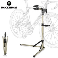 ROCKBROS Bike Repair Stand MTB Road Bicycle Maintenance Rack With Tool Tray Adjustable Foldable Stor
